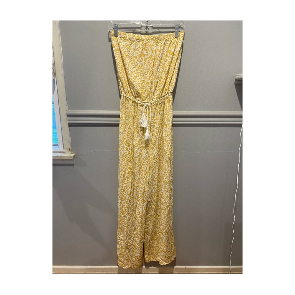Yellow Cheetah Jumpsuit CoCo Rose Boutique